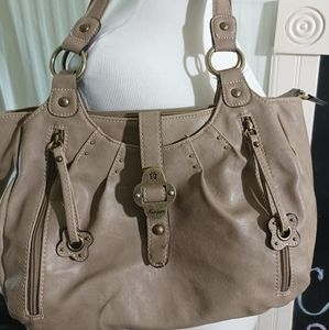 Mariposa Purse, 8X13, Tan,